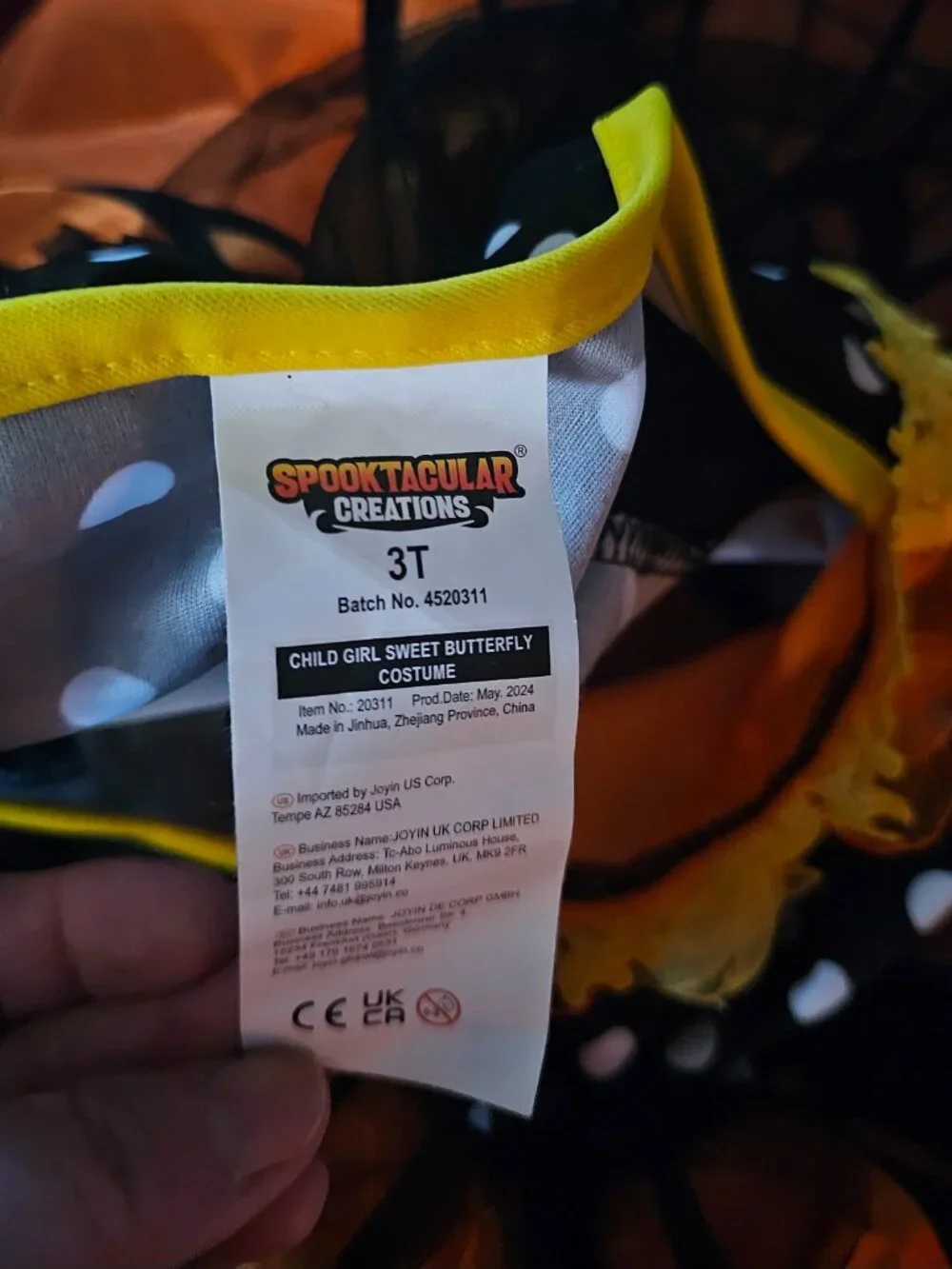 Spooktacular Creations butterfly dress